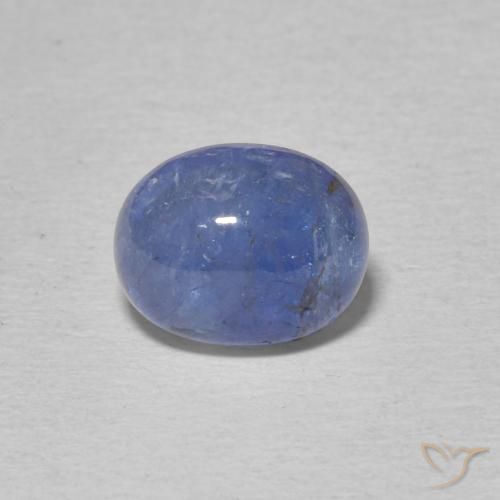2.86ct Natürlicher Intensives Violettblau Tansanit, Oval, Lichtdurchlässig