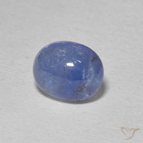 9,17 ctw natürlicher Intensives Violettblau Tansanit, Oval, Lichtdurchlässig