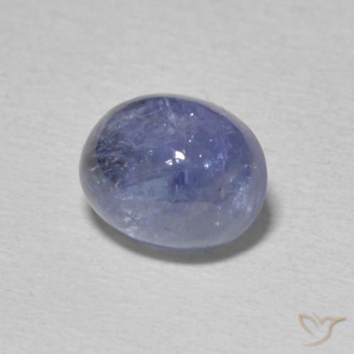9,17 ctw natürlicher violett-blau Tansanit, Oval, Transparent