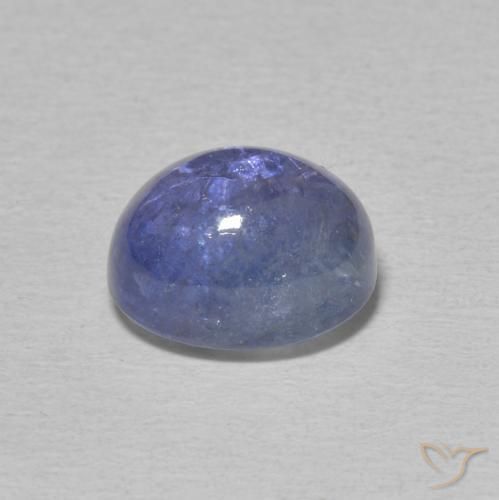 9,17 ctw natürlicher violett-blau Tansanit, Oval, Transparent