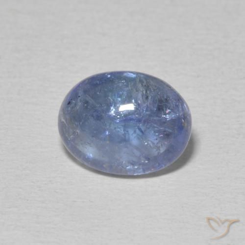 3.34ct Natürlicher Hellviolettes Blau Tansanit, Oval, Transparent