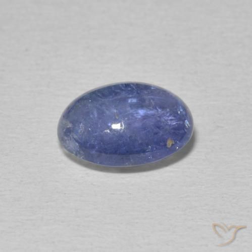9,17 ctw natürlicher Hellviolettes Blau Tansanit, Oval, Transparent