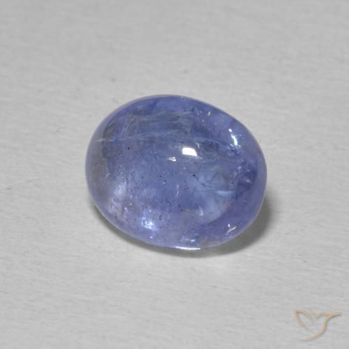 9,17 ctw natürlicher Intensives Violettblau Tansanit, Oval, Transparent