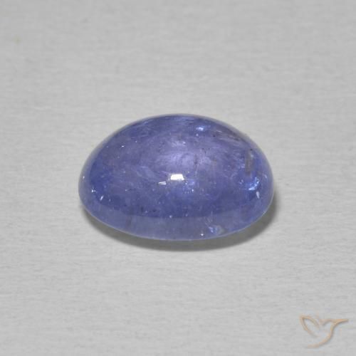 9,17 ctw natürlicher Intensives Violettblau Tansanit, Oval, Transparent