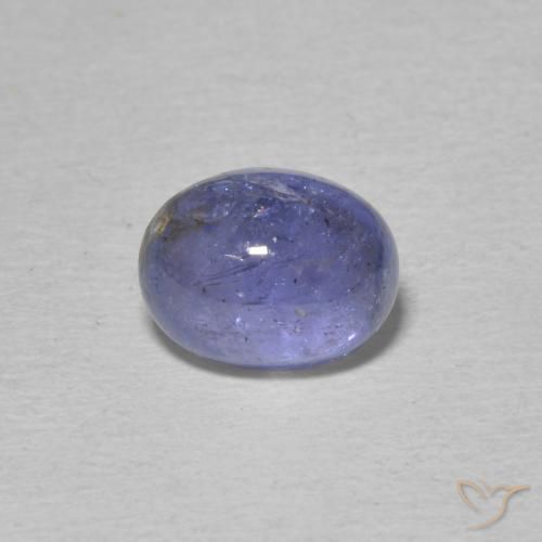 2.55ct Natürlicher Intensives Violettblau Tansanit, Oval, Transparent
