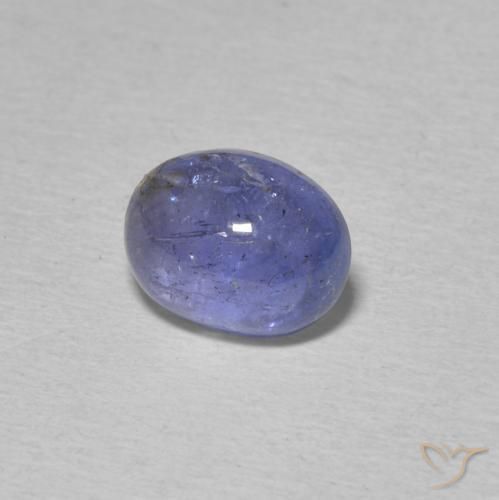 9,17 ctw natürlicher Intensives Violettblau Tansanit, Oval, Transparent