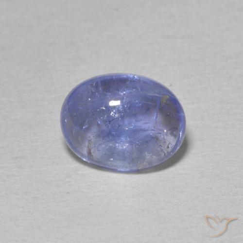 2.52ct Natürlicher Intensives Violettblau Tansanit, Oval, Transparent