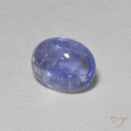 9,17 ctw natürlicher Intensives Violettblau Tansanit, Oval, Transparent