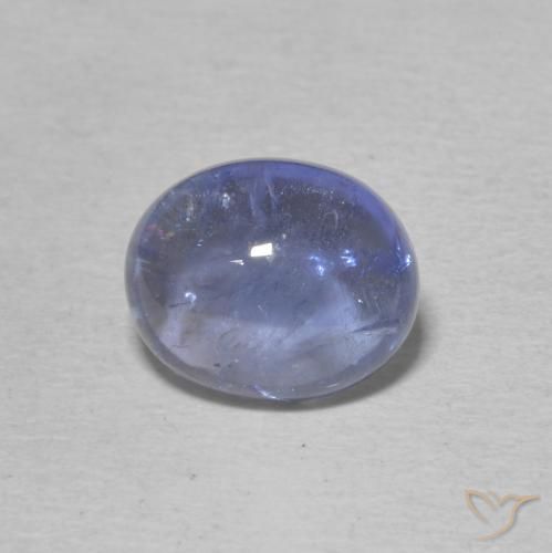 3.73ct Natürlicher Intensives Violettblau Tansanit, Oval, Transparent