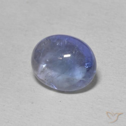 9,17 ctw natürlicher Intensives Violettblau Tansanit, Oval, Transparent