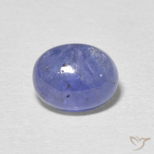 3.23ct Natürlicher Intensives Violettblau Tansanit, Oval, Lichtdurchlässig