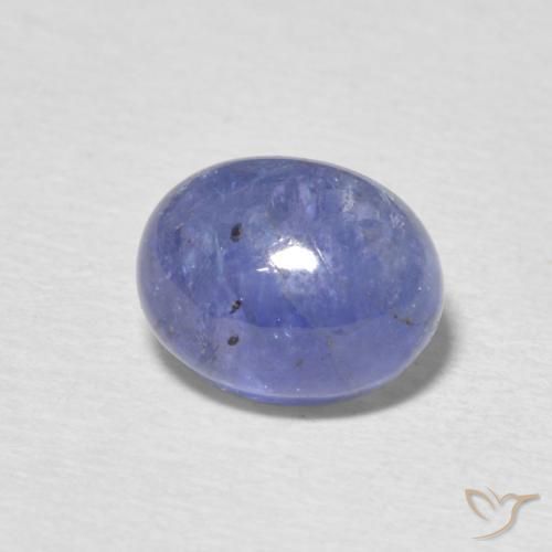 9,17 ctw natürlicher Intensives Violettblau Tansanit, Oval, Lichtdurchlässig