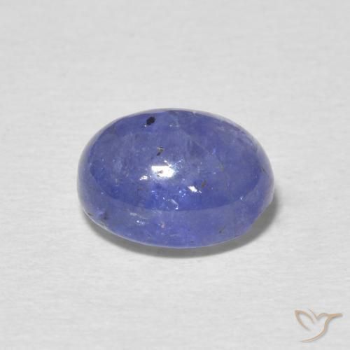 9,17 ctw natürlicher Intensives Violettblau Tansanit, Oval, Lichtdurchlässig