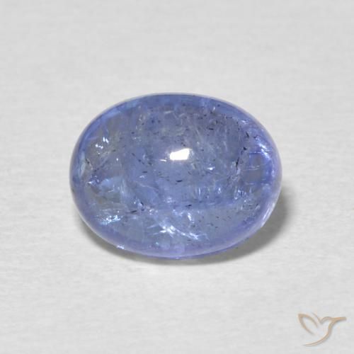 2.37ct Natürlicher hellblau Tansanit, Oval, Transparent