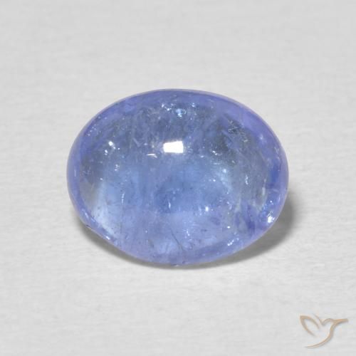 2.89ct Natürlicher Hellviolettes Blau Tansanit, Oval, Transparent