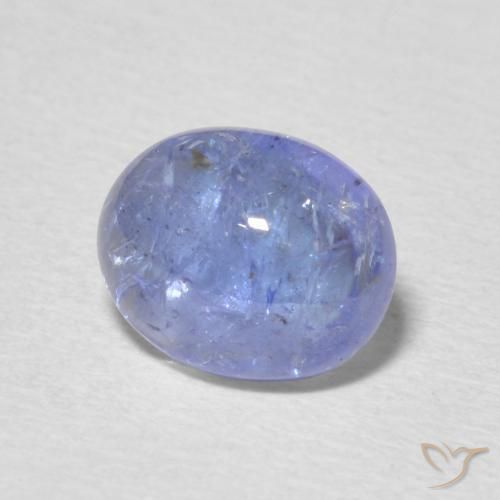 9,17 ctw natürlicher Baby blau Tansanit, Oval, Transparent