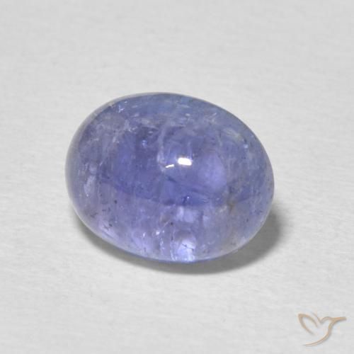 9,17 ctw natürlicher Intensives Violettblau Tansanit, Oval, Transparent