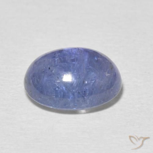 9,17 ctw natürlicher Intensives Violettblau Tansanit, Oval, Transparent