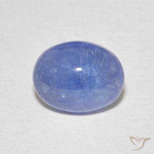 2.49ct Natürlicher tiefblau Tansanit, Oval, Lichtdurchlässig