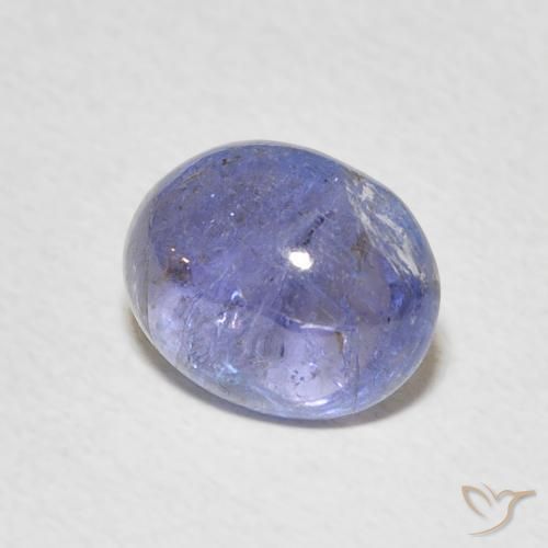 9,17 ctw natürlicher Intensives Violettblau Tansanit, Oval, Transparent