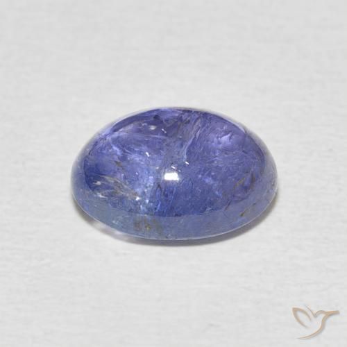 9,17 ctw natürlicher Intensives Violettblau Tansanit, Oval, Transparent