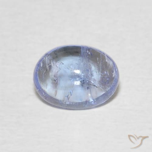 1.40ct Natürlicher Baby blau Tansanit, Oval, Transparent