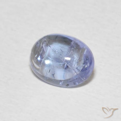 9,17 ctw natürlicher Baby blau Tansanit, Oval, Transparent