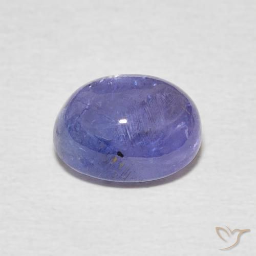 9,17 ctw natürlicher Intensives Violettblau Tansanit, Oval, Transparent