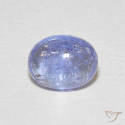 2.50ct Natürlicher Hellviolettes Blau Tansanit, Oval, Transparent