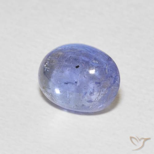 9,17 ctw natürlicher Hellviolettes Blau Tansanit, Oval, Transparent
