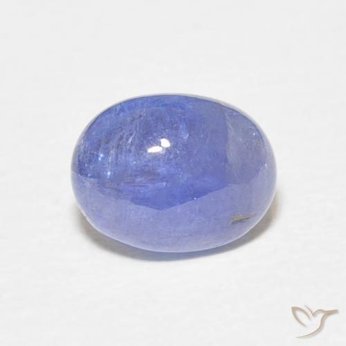 2.57ct Natürlicher Intensives Violettblau Tansanit, Oval, Lichtdurchlässig