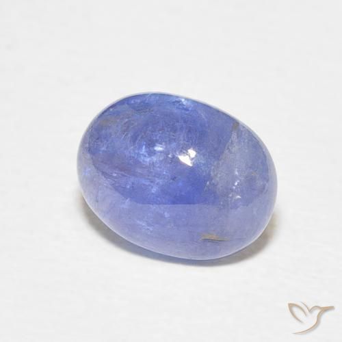 9,17 ctw natürlicher Intensives Violettblau Tansanit, Oval, Lichtdurchlässig
