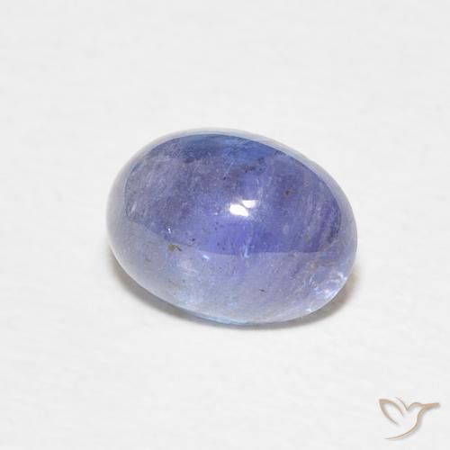 9,17 ctw natürlicher Intensives Violettblau Tansanit, Oval, Lichtdurchlässig