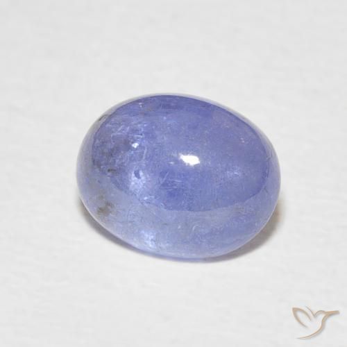 9,17 ctw natürlicher Intensives Violettblau Tansanit, Oval, Transparent