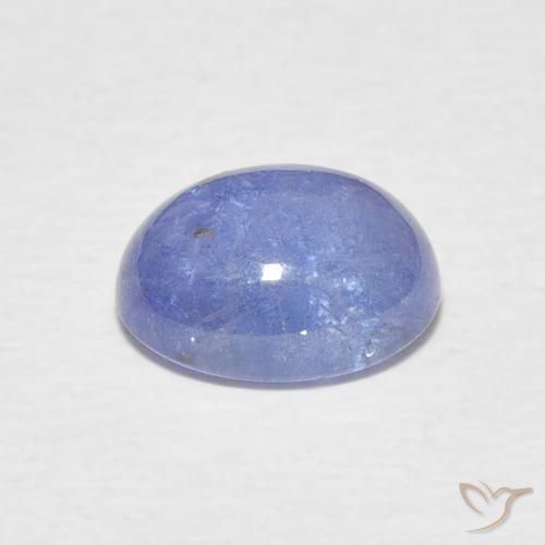9,17 ctw natürlicher Intensives Violettblau Tansanit, Oval, Transparent