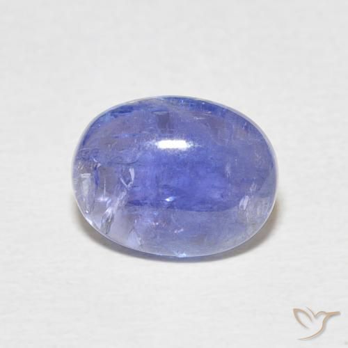 2.88ct Natürlicher Intensives Violettblau Tansanit, Oval, Transparent