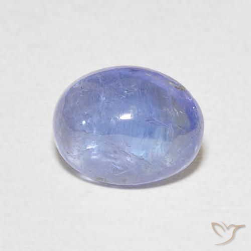 3.32ct Natürlicher tiefblau Tansanit, Oval, Transparent