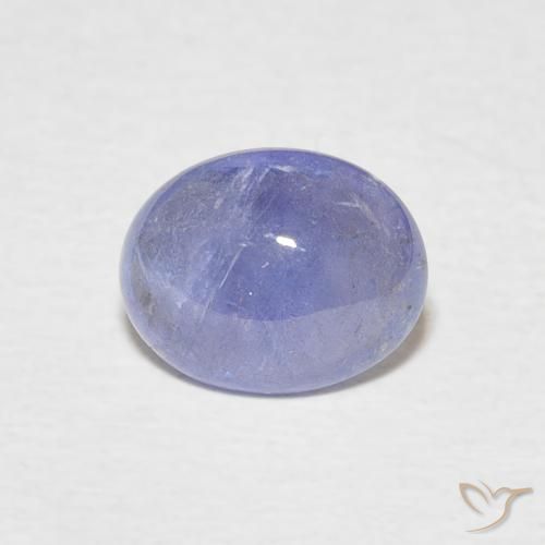 2.03ct Natürlicher Intensives Violettblau Tansanit, Oval, Transparent