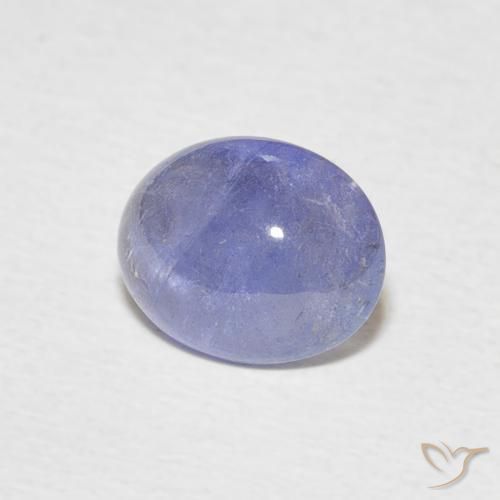 9,17 ctw natürlicher Intensives Violettblau Tansanit, Oval, Transparent