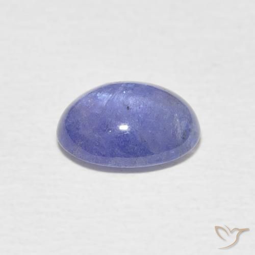 9,17 ctw natürlicher Intensives Violettblau Tansanit, Oval, Transparent
