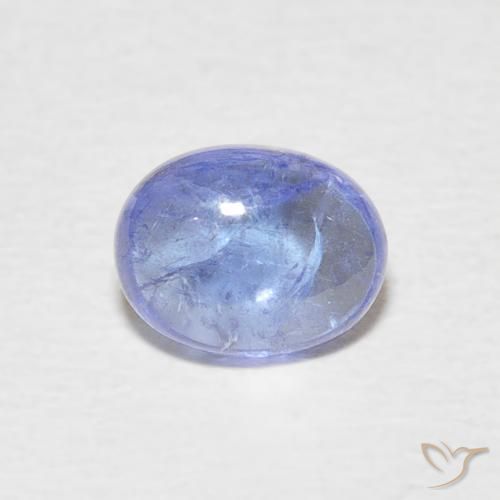 1.57ct Natürlicher tiefblau Tansanit, Oval, Transparent