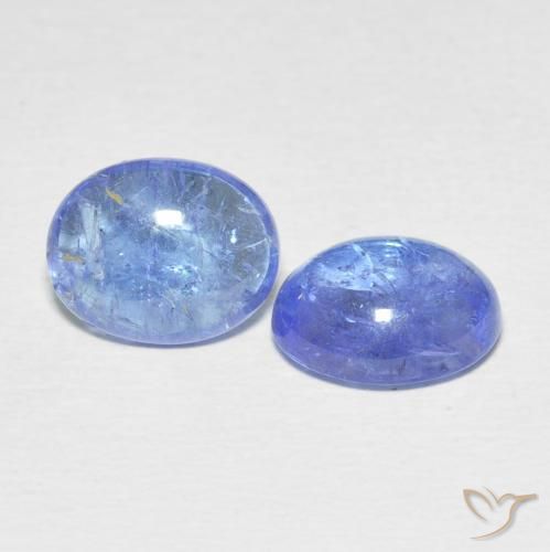 6.68 ct natürliche hellblau Tansanit-Edelsteine, Oval, Transparent