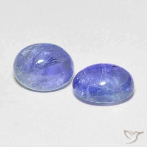 7.86 ct natürliche Elektrisches Blau Tansanit-Edelsteine, Oval, Transparent
