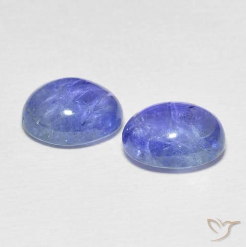 7.86 ct natürliche Elektrisches Blau Tansanit-Edelsteine, Oval, Transparent