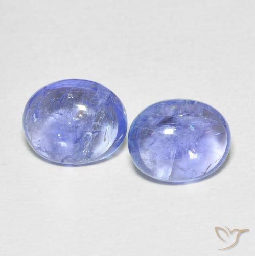 6.05ctw Natürlicher Intensives Violettblau Tansanit, Oval, Transparent
