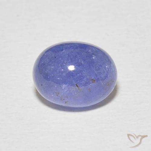 3.04ct Natürlicher Intensives Violettblau Tansanit, Oval, Lichtdurchlässig