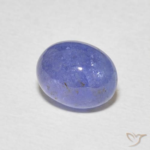 9,17 ctw natürlicher Intensives Violettblau Tansanit, Oval, Lichtdurchlässig
