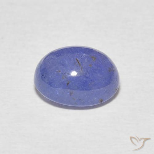9,17 ctw natürlicher Intensives Violettblau Tansanit, Oval, Lichtdurchlässig