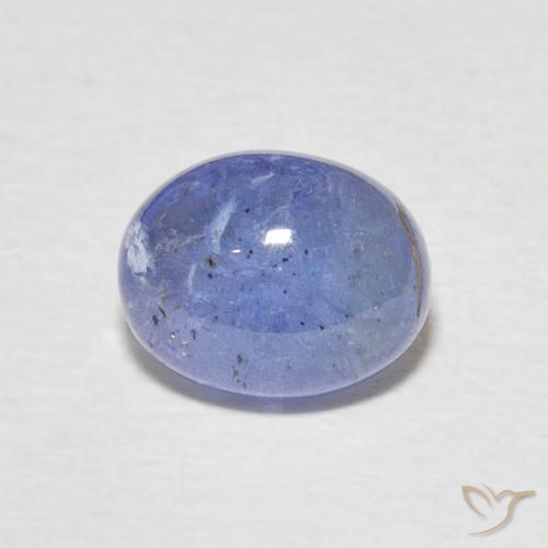 3.21ct Natürlicher Intensives Violettblau Tansanit, Oval, Lichtdurchlässig