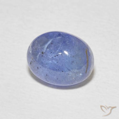 9,17 ctw natürlicher Intensives Violettblau Tansanit, Oval, Lichtdurchlässig